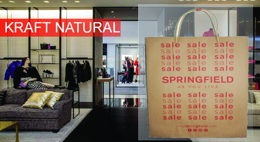 Bolsa con Asa Kraft Natural